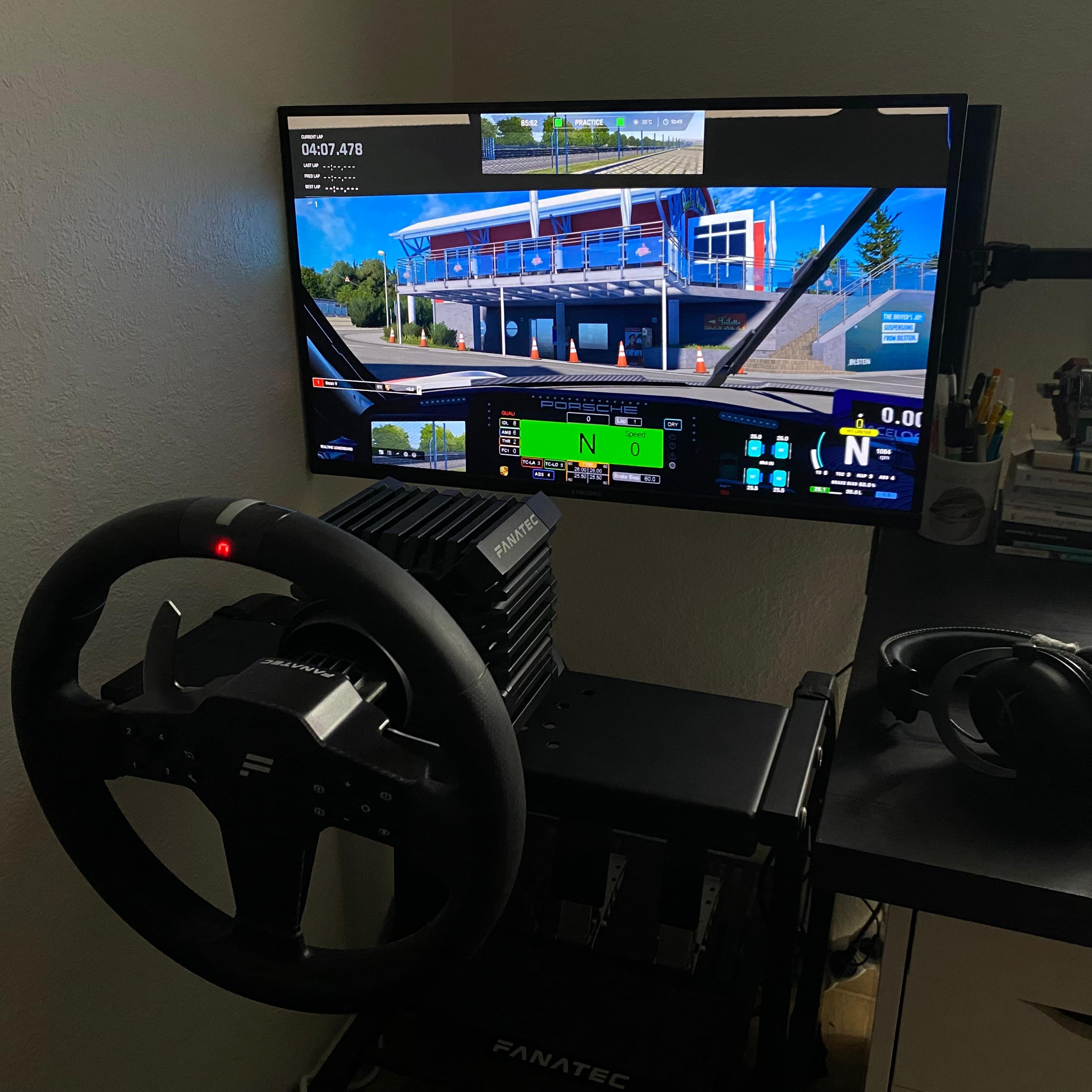 Le setup sim racing