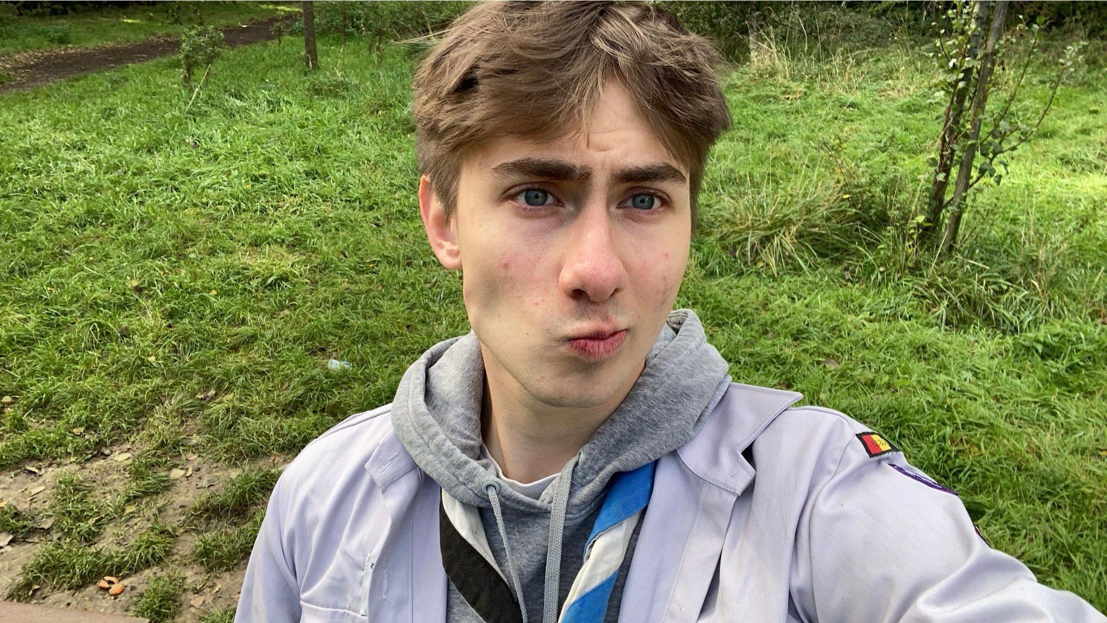 Moi en tenue scout